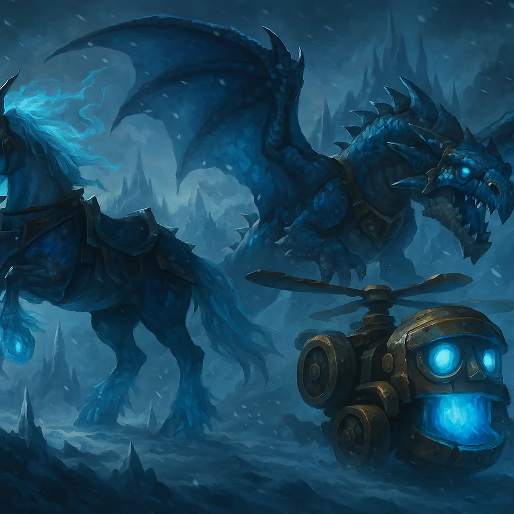 wrath of the lich king mounts - wotlk mounts